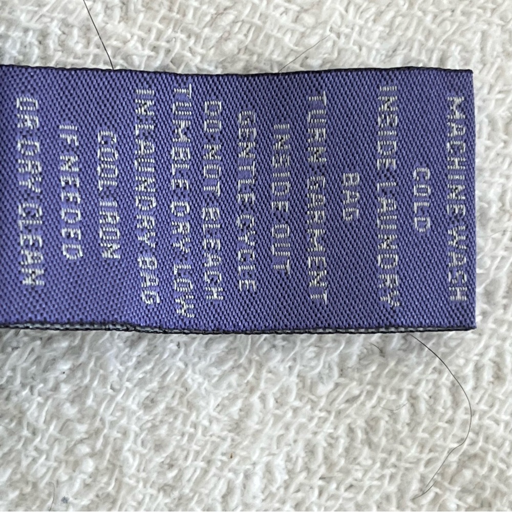 VIVIENNE Vivienne Tam Blue Swirled Mesh Leggings Size Medium - Picture 5 of 5